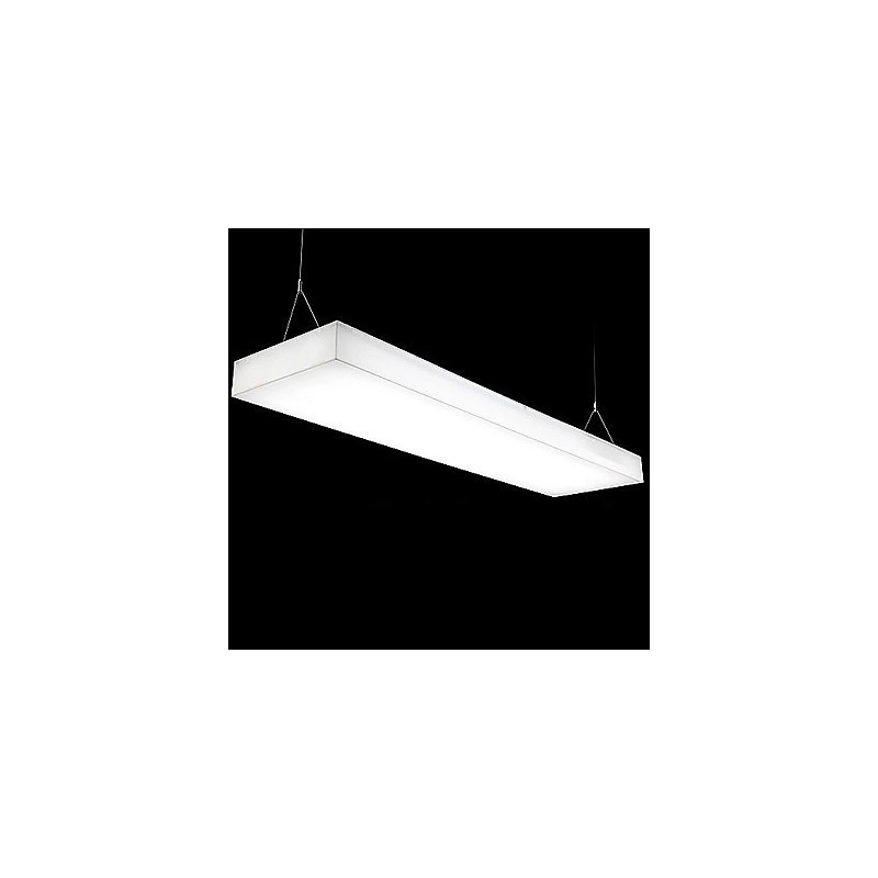 Lampada a sospensione moderna in metallo con luce verso l'alto, 90 cm