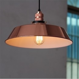 Lampada a sospensione retrò minimalista con copertura unica 360 mm