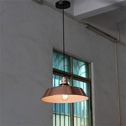Lampada a sospensione retrò minimalista con copertura unica 360 mm