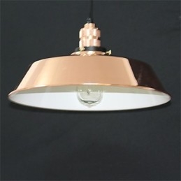 Lampada a sospensione retrò minimalista con copertura unica 360 mm