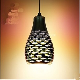 Lampada a sospensione in vetro creativa 3D