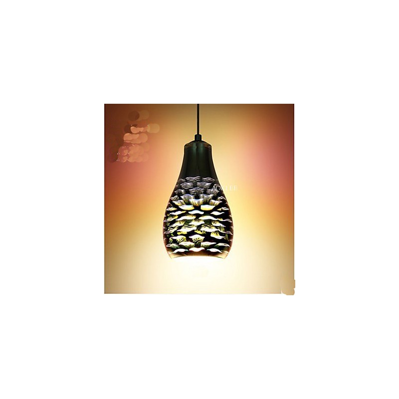 Lampada a sospensione in vetro creativa 3D