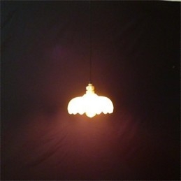 Lampadario a sospensione in vetro retrò stile antico Shanghai con fiori