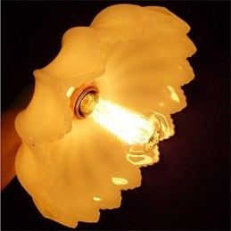 Lampadario a sospensione in vetro retrò stile antico Shanghai con fiori