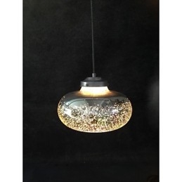 Dream Star Light lampada a sospensione a stella romantica, vetro grigio