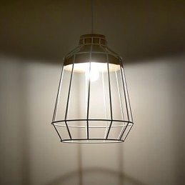 Lampada a sospensione moderna contemporanea in metallo