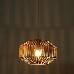 Lampada a sospensione lanterna vintage tradizionale in PVC, 1 lampadina E26/E27, 30 cm