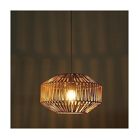 Lampada a sospensione lanterna vintage tradizionale in PVC, 1 lampadina E26/E27, 30 cm