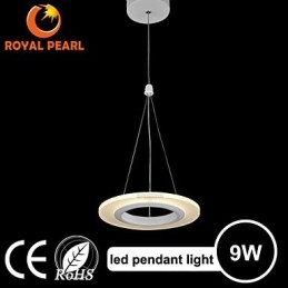 Lampada a sospensione Art Déco 9 W acrilico