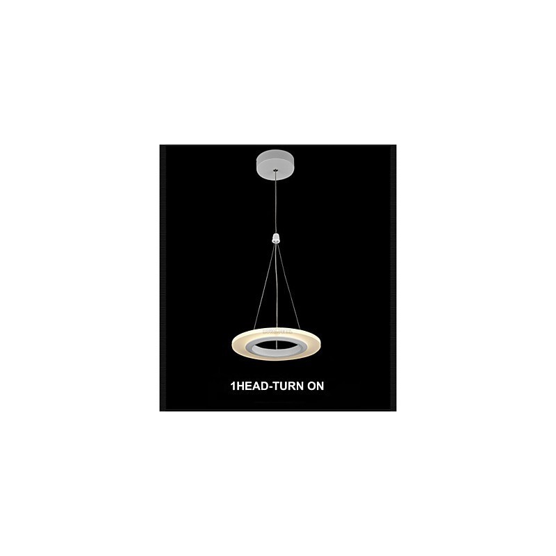 Lampada a sospensione Art Déco 9 W acrilico