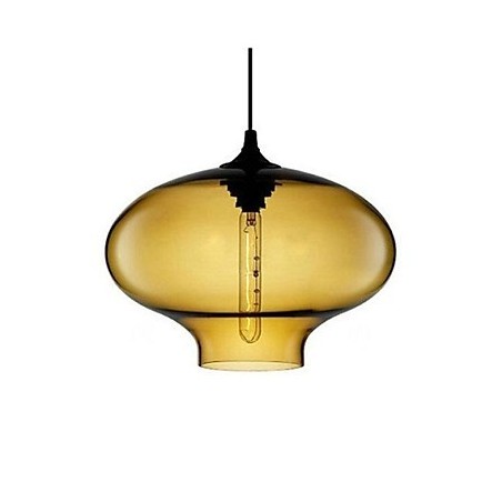 Lampada a sospensione Bubble Design 1 luce minimalista in ferro dipinto