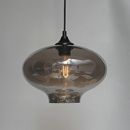 Lampada a sospensione Bubble Design 1 luce minimalista in ferro dipinto