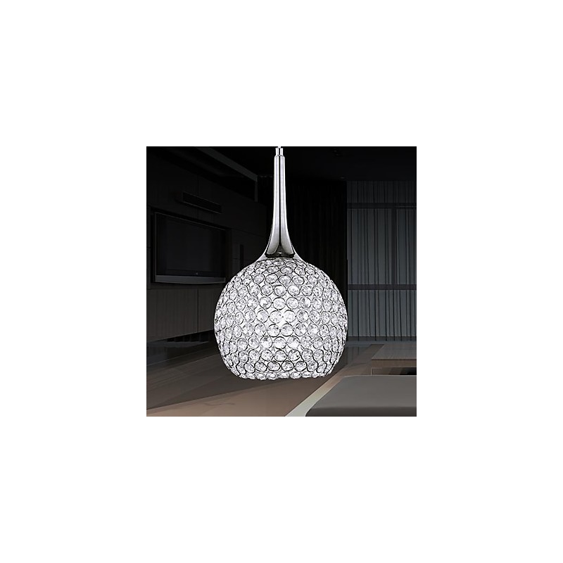 Lampada a sospensione moderna artistica 1 luce in cristallo