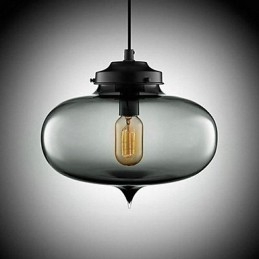 Lampada a sospensione Bubble Design 1 luce minimalista in ferro verniciato