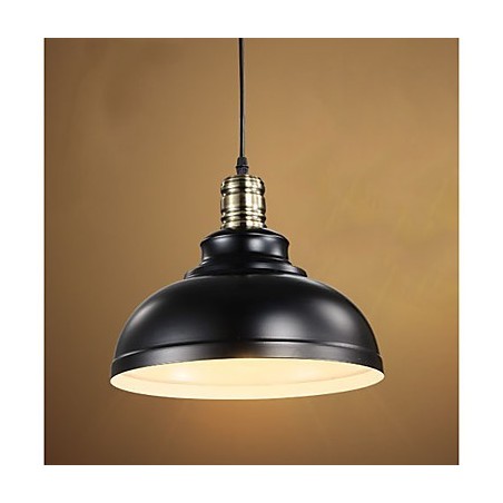 Lampada a sospensione retrò Mini Style in metallo nero