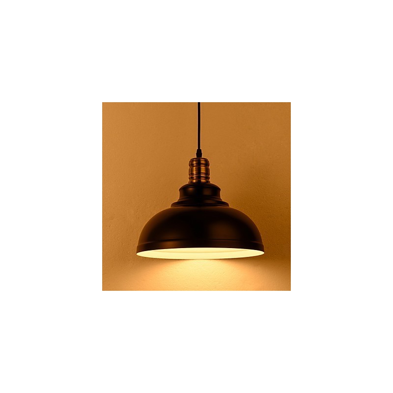 Lampada a sospensione retrò Mini Style in metallo nero