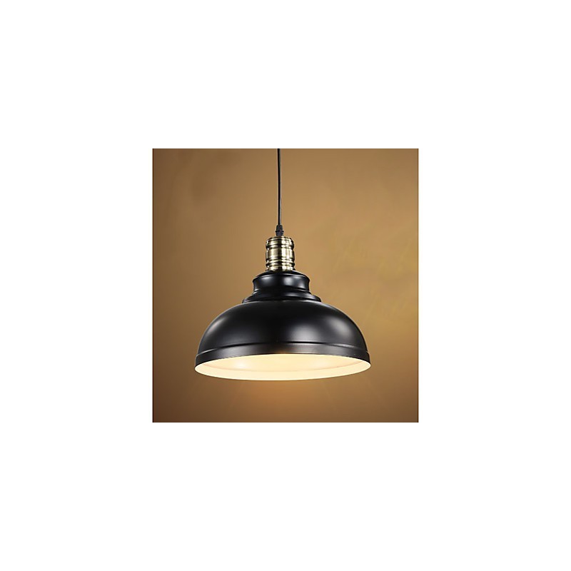 Lampada a sospensione retrò Mini Style in metallo nero