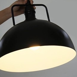 Lampada a sospensione Rustic Lodge in metallo dipinto