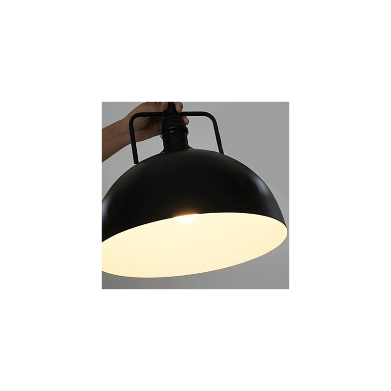 Lampada a sospensione Rustic Lodge in metallo dipinto