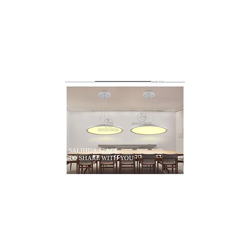 Lampada a sospensione LED moderna in acrilico, 3 lampadine incluse, 12 W, 20 cm