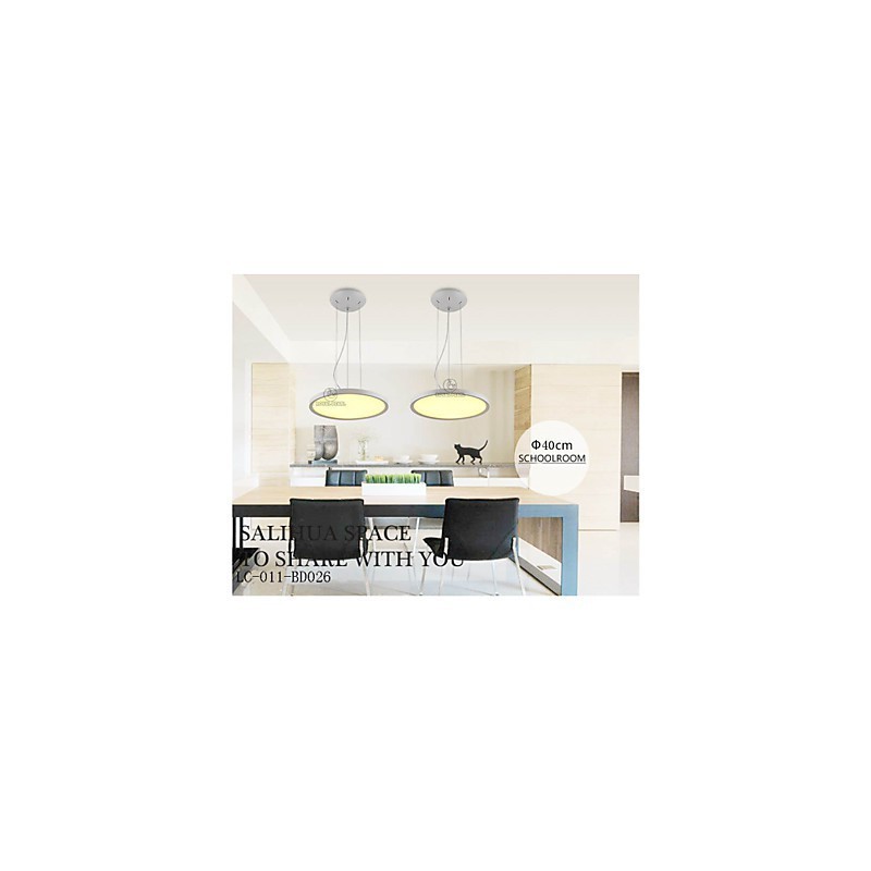 Lampada a sospensione LED moderna in acrilico, 3 lampadine incluse, 12 W, 20 cm