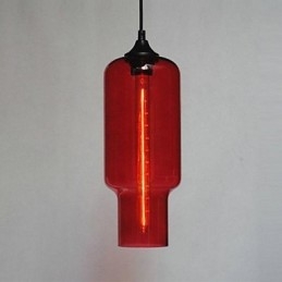 Lampada a sospensione in vetro marrone con design a bolle, 35 cm