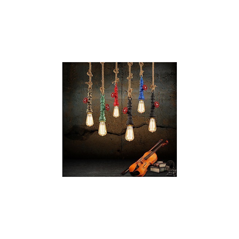 Lampada a sospensione industriale retrò americana