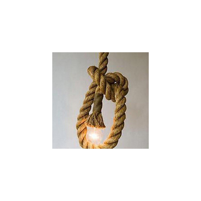 Lampada a sospensione 1 luce stile campagna americana retrò in metallo