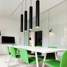 Lampada a sospensione moderna 1 luce in metallo, stile nordico, LED integrato