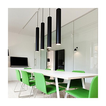 Lampada a sospensione moderna 1 luce in metallo, stile nordico, LED integrato