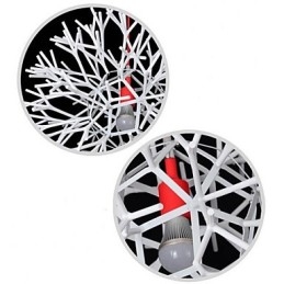Lampadario a sospensione mini lanterna globo bianco in acrilico 65 cm