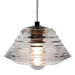 Lampada a sospensione moderna in vetro