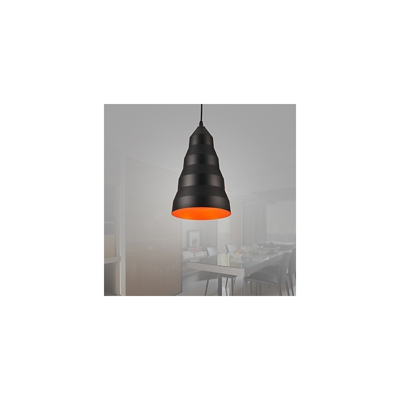 Lampada a sospensione moderna contemporanea mini in metallo nero