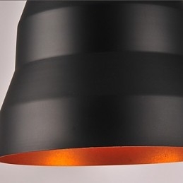Lampada a sospensione moderna contemporanea mini in metallo nero