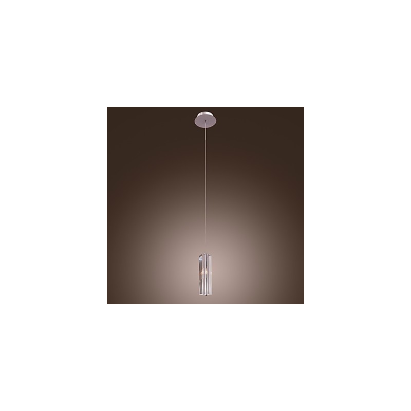 Lampada a sospensione mini moderna contemporanea in vetro trasparente G4