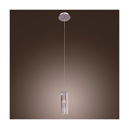 Lampada a sospensione mini moderna contemporanea in vetro trasparente G4