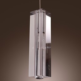 Lampada a sospensione mini moderna contemporanea in vetro trasparente G4