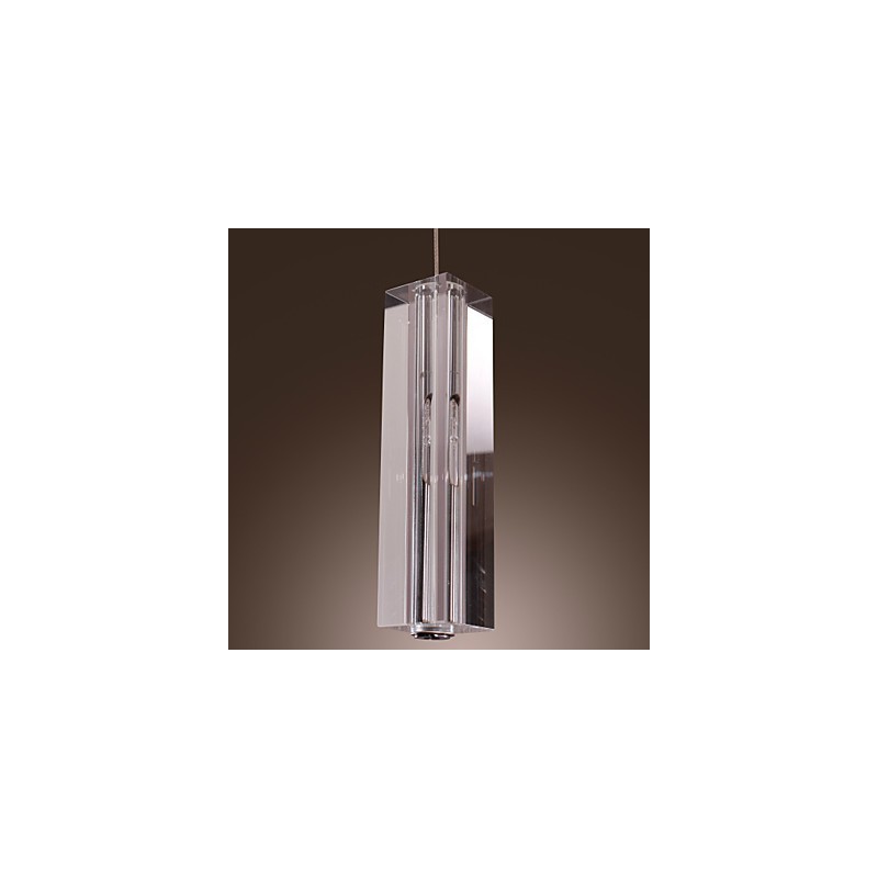 Lampada a sospensione mini moderna contemporanea in vetro trasparente G4