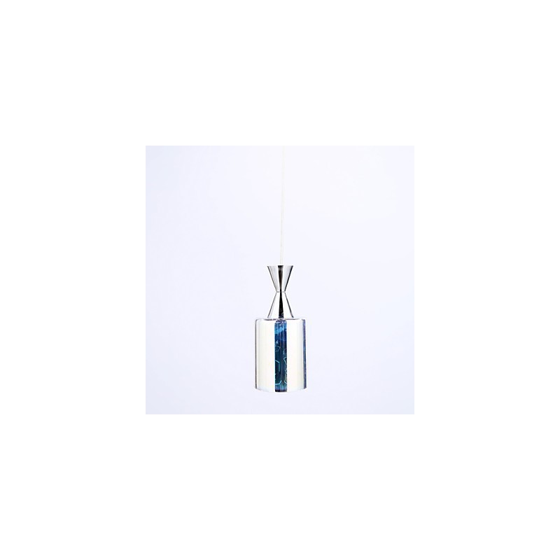 Lampada a sospensione argento con incisione laser Dream L