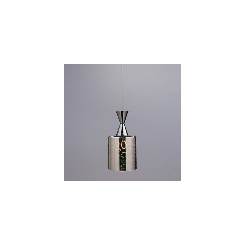 Lampada a sospensione argento con incisione laser Dream L