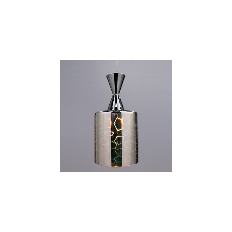 Lampada a sospensione argento con incisione laser Dream L