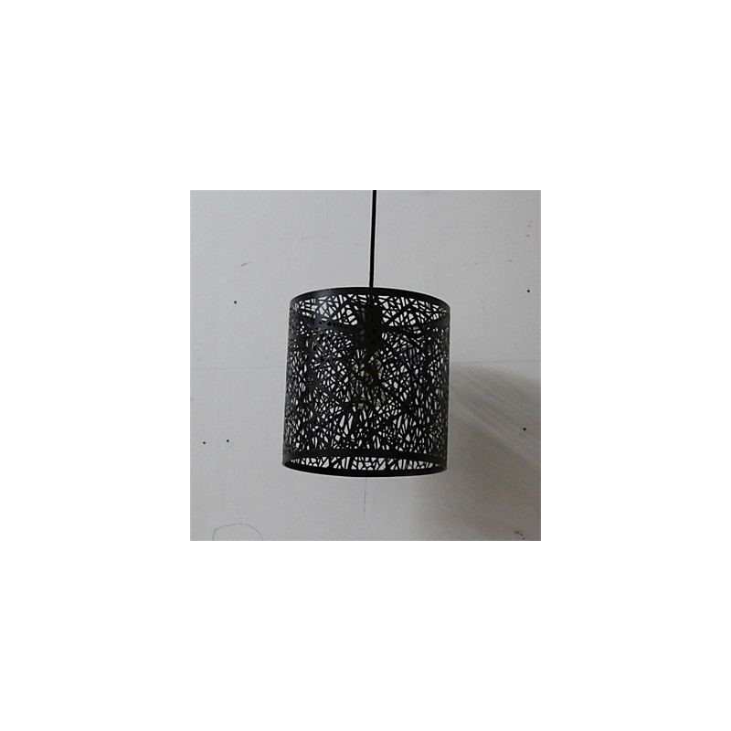 Lampadario a sospensione in ferro stile country retrò americano, 1 lampadina E26/E27