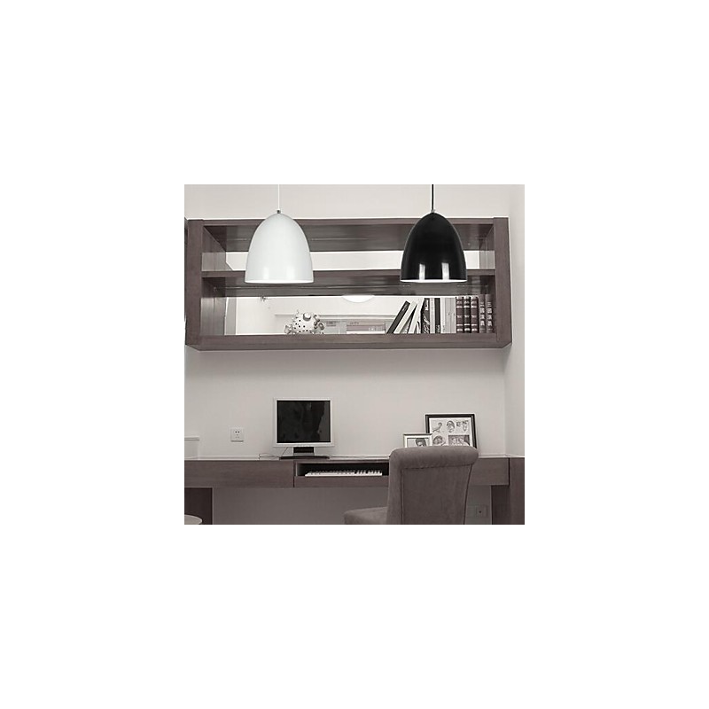 Lampada a sospensione in metallo verniciato moderna e contemporanea, 1 lampadina E26/E27, 25 cm