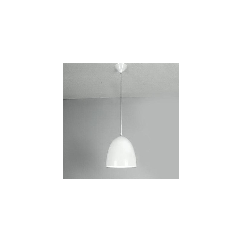 Lampada a sospensione in metallo verniciato moderna e contemporanea, 1 lampadina E26/E27, 25 cm