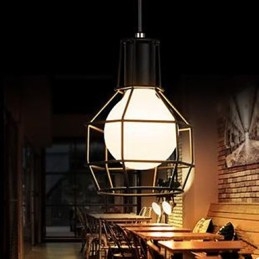 Lampada a sospensione retrò LED Smalls Stay Droplight nera