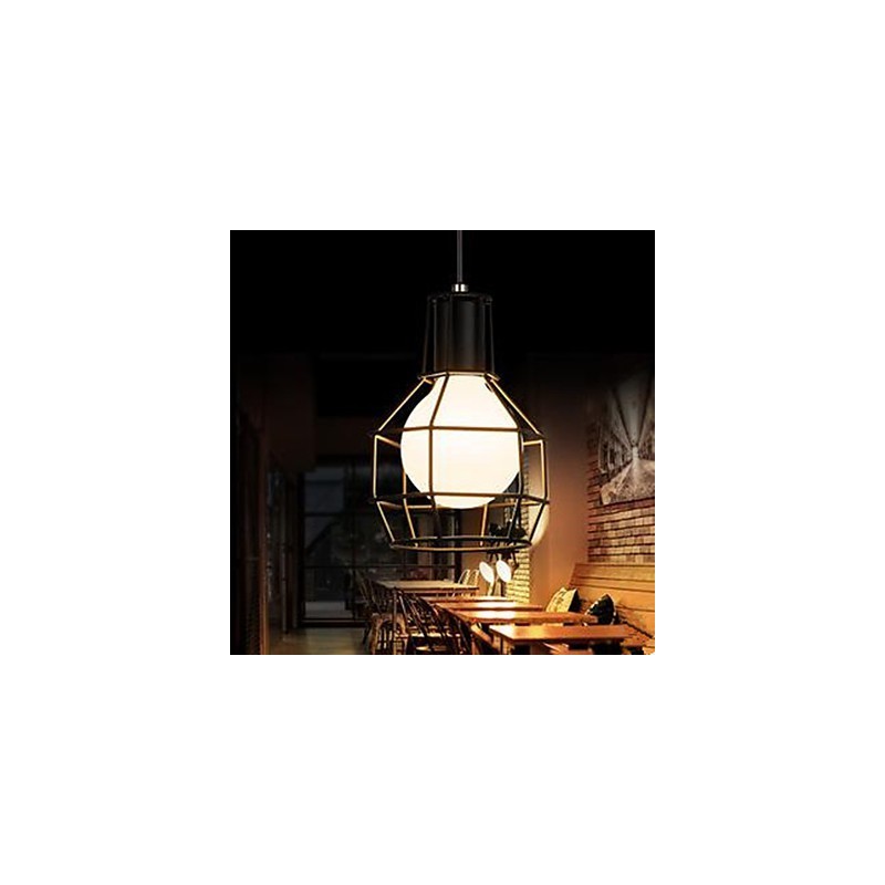 Lampada a sospensione retrò LED Smalls Stay Droplight nera