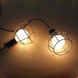 Lampada a sospensione retrò LED Smalls Stay Droplight nera