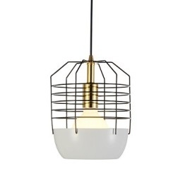 Lampada a sospensione mini a ragnatela 1 luce in acciaio al carbonio, luce a goccia