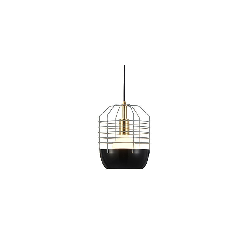 Lampada a sospensione mini a ragnatela 1 luce in acciaio al carbonio, luce a goccia
