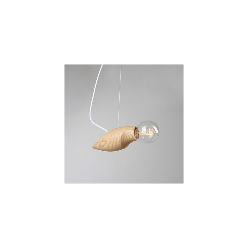Lampada a sospensione artistica retrò in stile legno, a forma di ape, 3 luci E26/E27